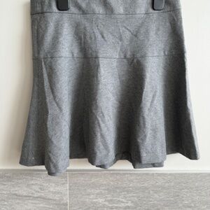 Banana Republic grey full mini skirt